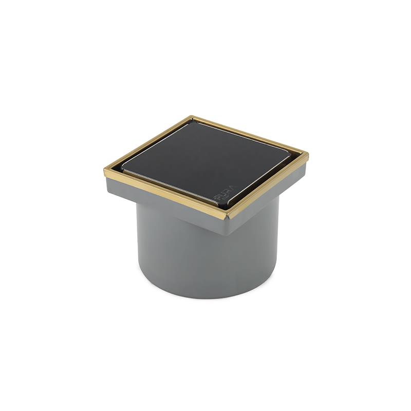 black glass - gold